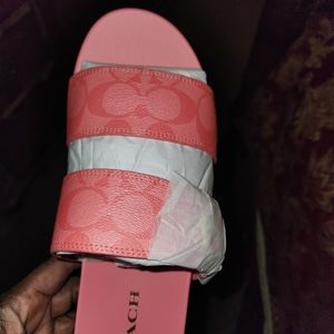 AUTHENTIC *Brand New* wit tags and Original Box Women Coach Sandals